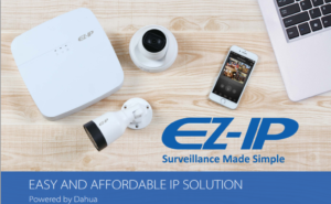 Combo Dahua EZ-IP – Camera IP EZIP PoE – H.265+